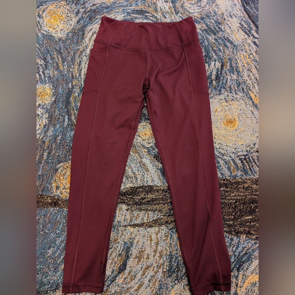 Victoria's Secret Burgundy Leggings